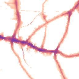 Night-time road noise heatmap for SE10 8BS