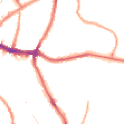 Night-time road noise heatmap for SE10 8FJ
