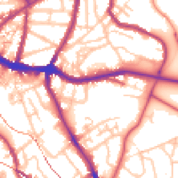 Daytime road noise heatmap for SE10 8GG