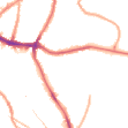 Night-time road noise heatmap for SE10 8GH