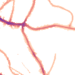 Night-time road noise heatmap for SE10 8GJ