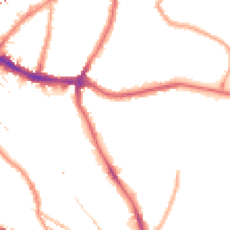 Night-time road noise heatmap for SE10 8GL