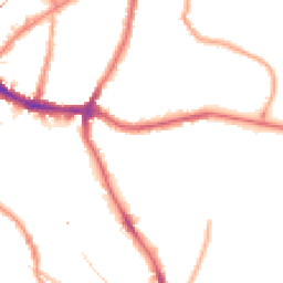 Night-time road noise heatmap for SE10 8GP