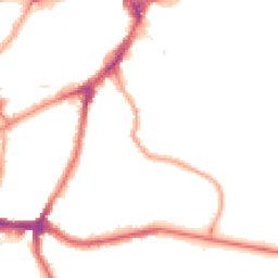 Night-time road noise heatmap for SE10 8GU