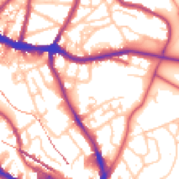 Daytime road noise heatmap for SE10 8LY