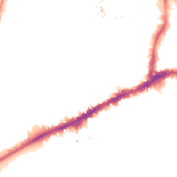 Night-time road noise heatmap for SE10 9AD