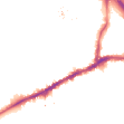 Night-time road noise heatmap for SE10 9AG