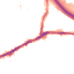 Night-time road noise heatmap for SE10 9EQ