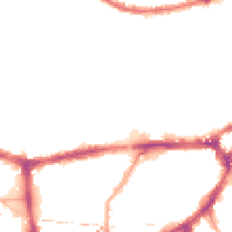 Night-time road noise heatmap for SE10 9FS