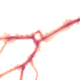 Night-time road noise heatmap for SE10 9JB
