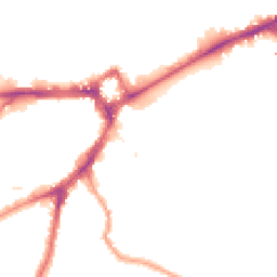 Night-time road noise heatmap for SE10 9JL