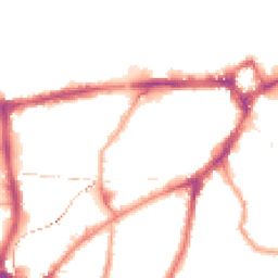 Night-time road noise heatmap for SE10 9LG