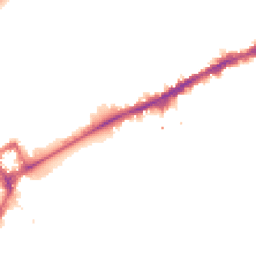 Night-time road noise heatmap for SE10 9NH
