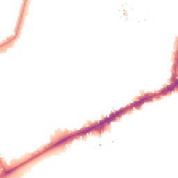 Night-time road noise heatmap for SE10 9NJ