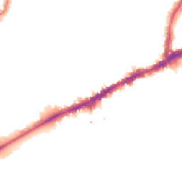 Night-time road noise heatmap for SE10 9NZ