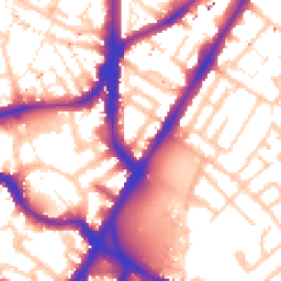 Daytime road noise heatmap for SE11 4AA