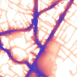 Daytime road noise heatmap for SE11 4AD