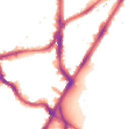 Night-time road noise heatmap for SE11 4AD