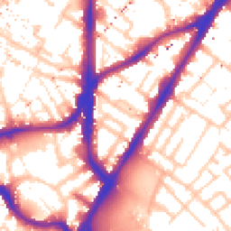 Daytime road noise heatmap for SE11 4AJ