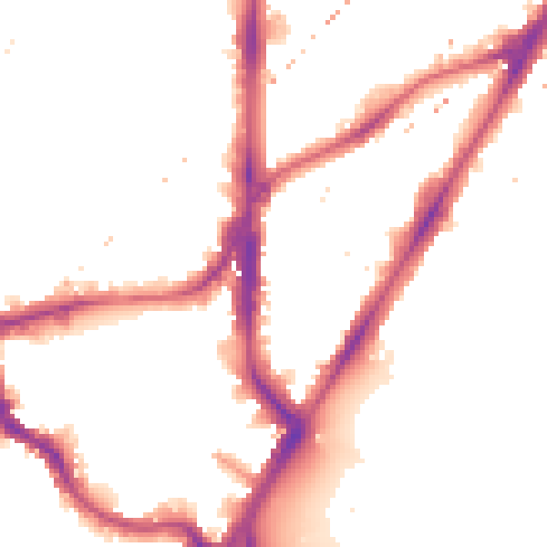 Night-time road noise heatmap for SE11 4AN
