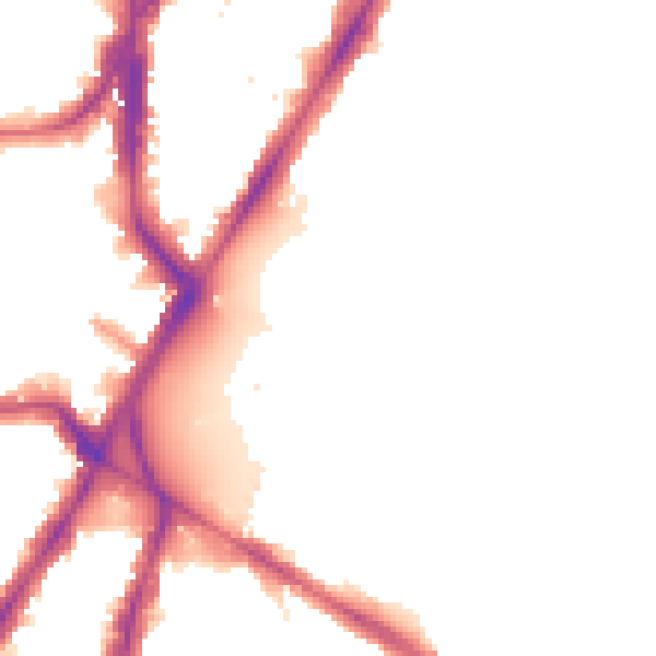 Night-time road noise heatmap for SE11 4AY