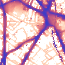 Daytime road noise heatmap for SE11 4BG