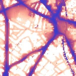 Daytime road noise heatmap for SE11 4BS