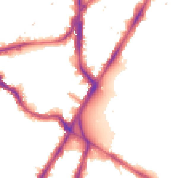 Night-time road noise heatmap for SE11 4DA