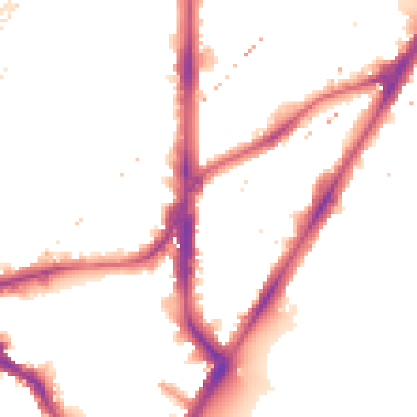 Night-time road noise heatmap for SE11 4DP