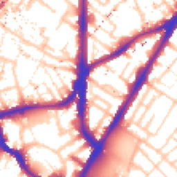 Daytime road noise heatmap for SE11 4DS