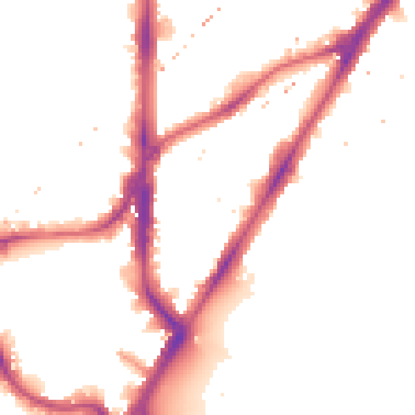 Night-time road noise heatmap for SE11 4DW