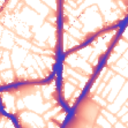 Daytime road noise heatmap for SE11 4DY