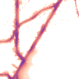 Night-time road noise heatmap for SE11 4JJ