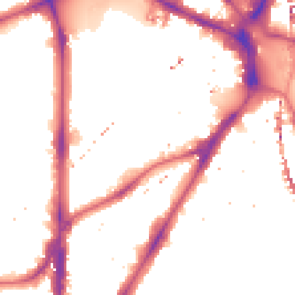 Night-time road noise heatmap for SE11 4PA