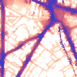 Daytime road noise heatmap for SE11 4RN