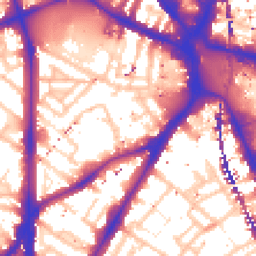 Daytime road noise heatmap for SE11 4RU