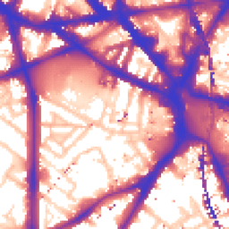 Daytime road noise heatmap for SE11 4SR