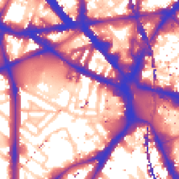 Daytime road noise heatmap for SE11 4SS