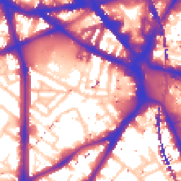 Daytime road noise heatmap for SE11 4ST