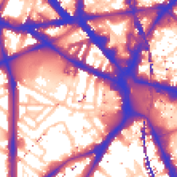 Daytime road noise heatmap for SE11 4SU