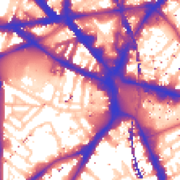 Daytime road noise heatmap for SE11 4TF