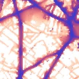 Daytime road noise heatmap for SE11 4TN