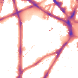 Night-time road noise heatmap for SE11 4TN