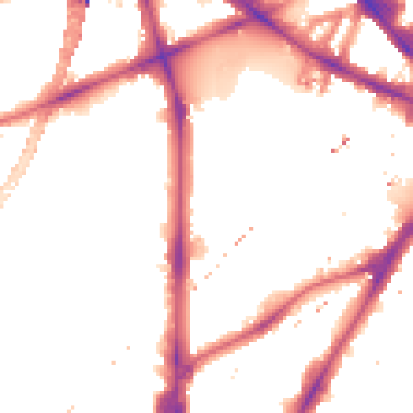 Night-time road noise heatmap for SE11 4UG