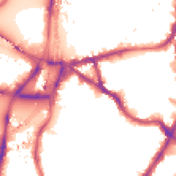 Night-time road noise heatmap for SE11 5AA