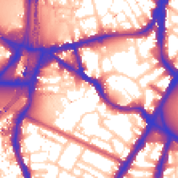 Daytime road noise heatmap for SE11 5BE