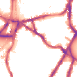Night-time road noise heatmap for SE11 5BE