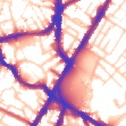 Daytime road noise heatmap for SE11 5DD