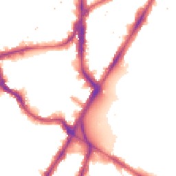 Night-time road noise heatmap for SE11 5DD