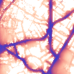Daytime road noise heatmap for SE11 5DJ